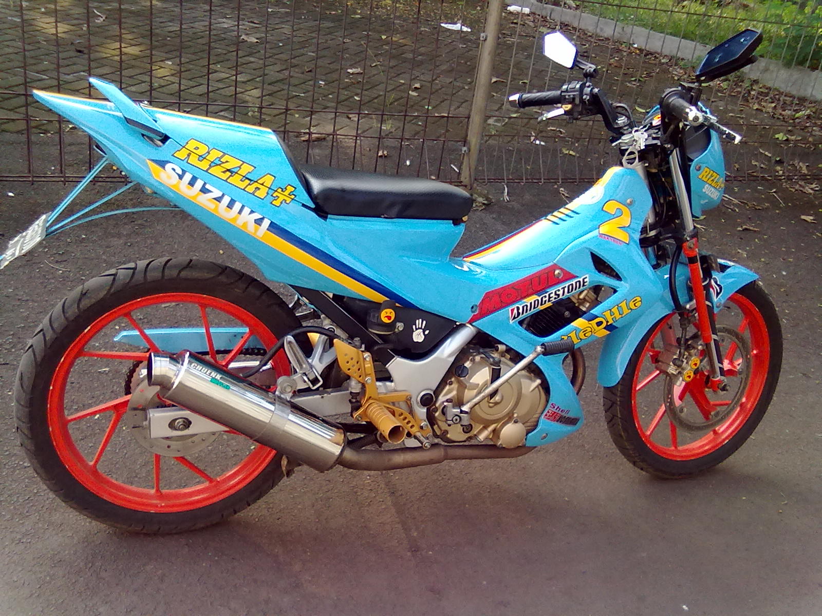 Modif Suzuki Satria Fu Simple Tapi Wah Wacana Modif Motor