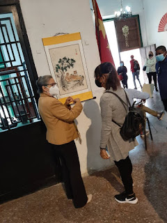 Exposicion pintura tradicional oriental Tigre de Agua 2022