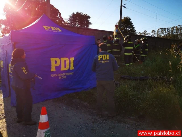 PDI investiga hallazgo de cadáver en la Ruta 5 Sur