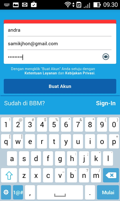 Cara Mudah Mengaktifkan Bbm Atau Daftar Id Bbm Baru Di Android | Cara Daftar Membuat Email Facebook Aplikasi Bbm Android Dan Blackberry