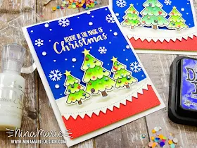 Sunny Studio Stamps: Gleeful Reindeer Customer Card Share by Nina Marie Trapani