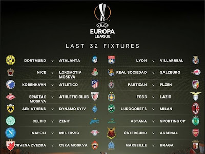 Jadwal Pertandingan Liga Europa 32 Besar 2017/2018