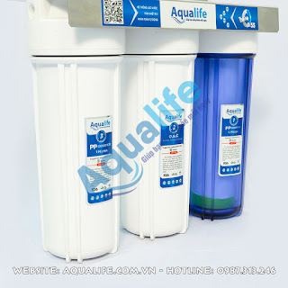 Bộ 3 cốc lọc nước thô đầu nguồn - Aqualife