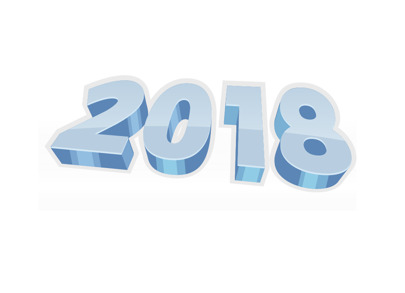 2018 NEW YEAR BACKGROUNDS 2 PNGs 2018 HAPPY NEW YEAR TEXT PNG
