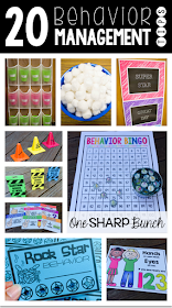 This post is loaded with 30 classroom management ideas for the Kindergarten, primary and elementary classroom!  Classroom management tips and tricks for whole brain teaching, alternative seating, bucket fillers, and so much MORE, including a behavior bingo FREEBIE!