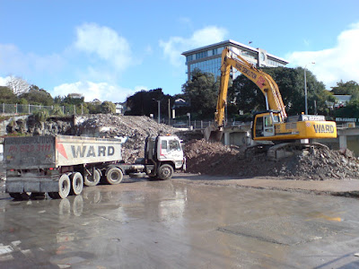 Demolition in Auckland