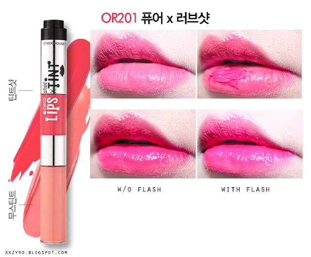 Etude House Twin Shot Lips X Tint, Etude House, Twin Shot Lips, Tint, Etude House Twin Shot, lip tint