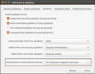 Notify me of a new Ubuntu version