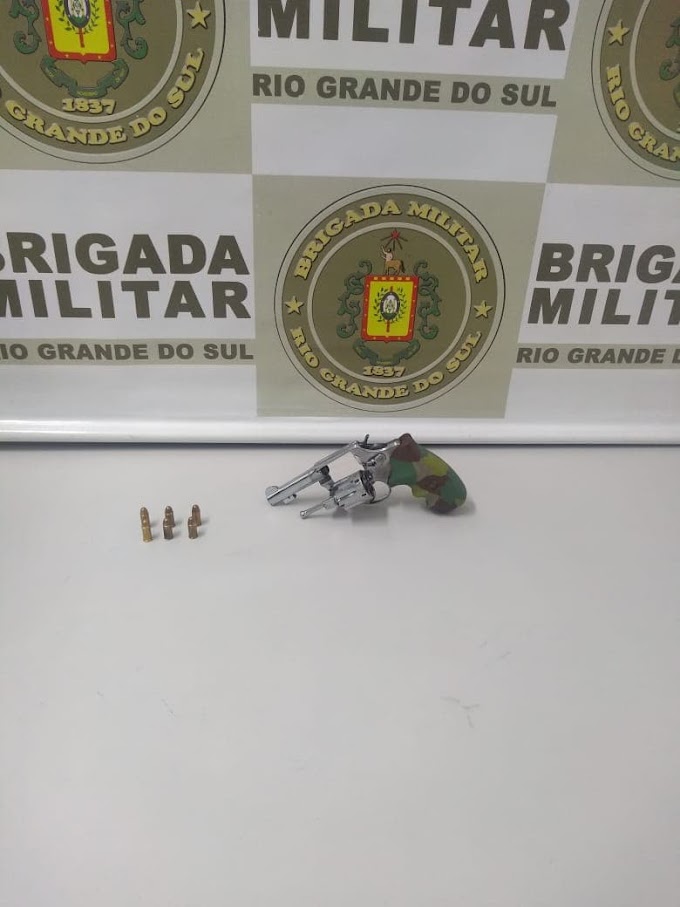 Homem é preso por porte ilegal de arma de fogo na Morungava em Gravataí