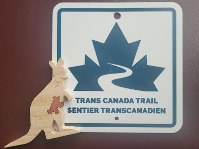 Trans Canada Trail new logo and sign.