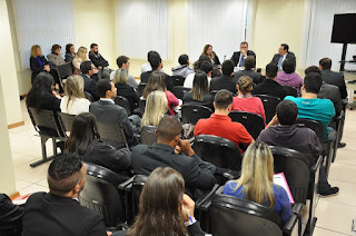 Estagiários de Direito do UNIFESO Teresópolis são recebidos com palestra no fórum