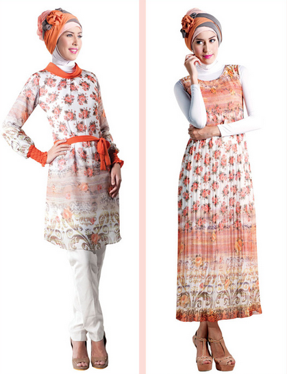 99 Trend Fashion Busana Muslim Wanita Gamis Dress Terbaru 