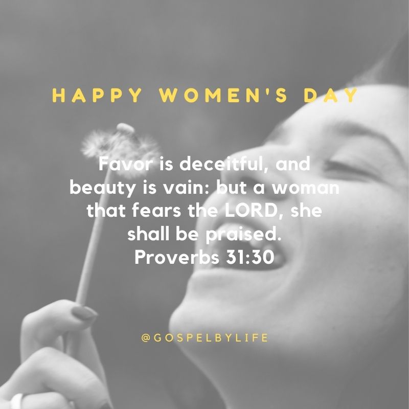 Biblical image to honor International Women's Day