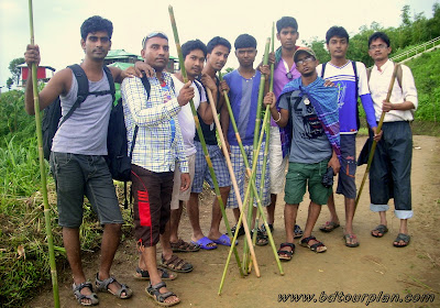 Trekkers in Bandarban