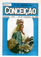 PROGRAMA DA FESTA DE NOSSA SENHORA DA CONCEIÇÃO - 1985 - Santarém - Pará - Brasil