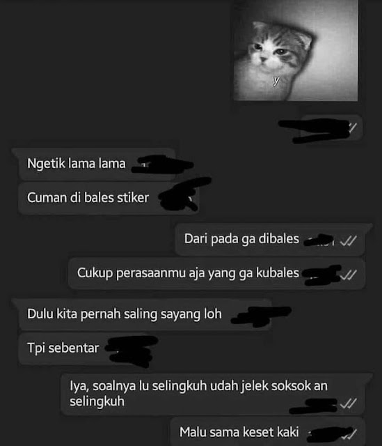 10 Chat Lucu 'Cuma Dicuekin' Ini Ngenesnya Bikin Makjleb