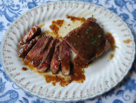 Sirloin Steak with a Ginger Butter Sauce