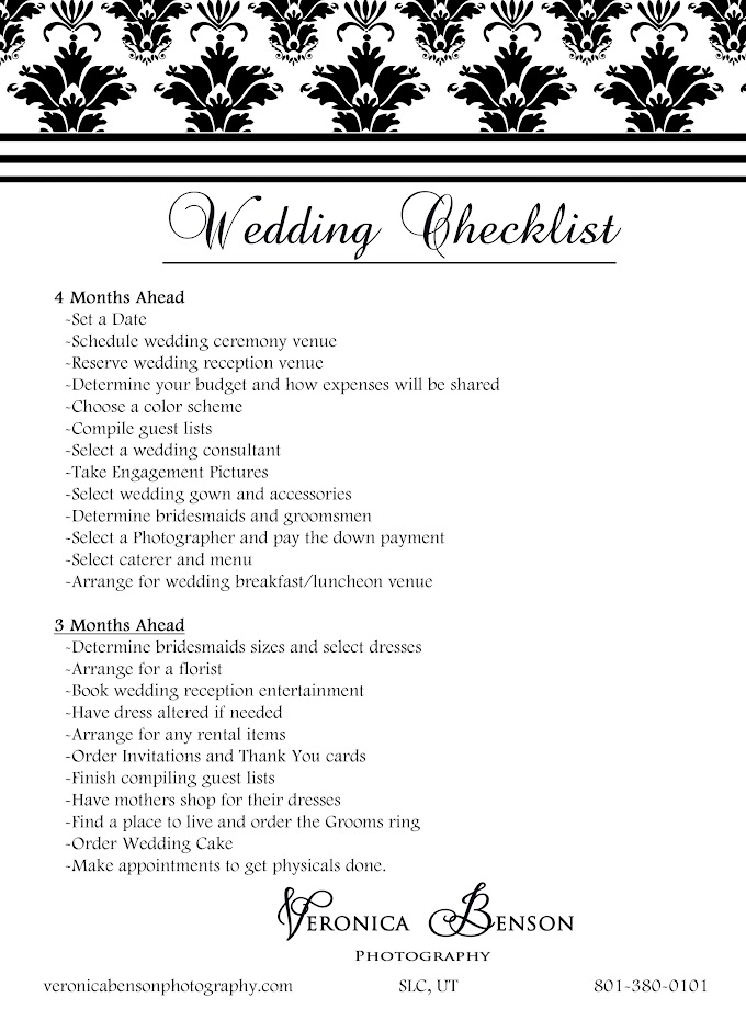 14+ Grooms Wedding Checklist Pdf Pictures