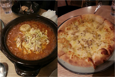 Gang Nam, Korea Cafe, Pizzas, spagetti and Coffee! 