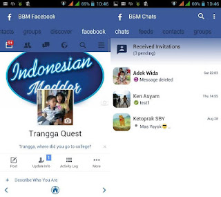 BBM FBUI (TEMA FACEBOOK) v3.0.1.25 Bisa Video Streaming