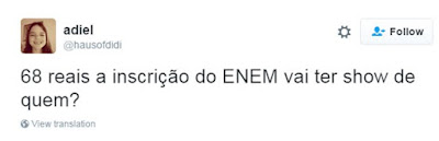 inscrição enem 2016