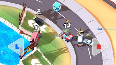 Tampilan Game Crash of Cars