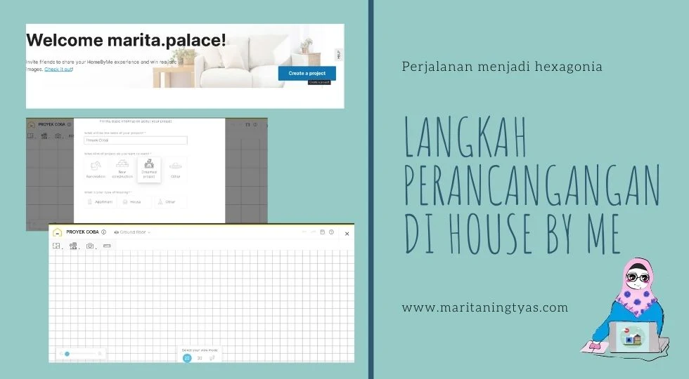 langkah-langkah merancang rumah via web home by me