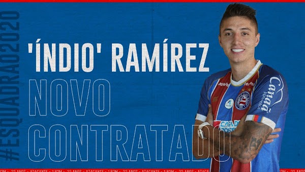 Oficial: Bahia, firma Juan Pablo Ramírez