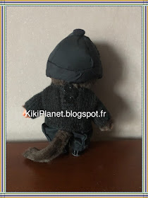 Chapka faite main pour Kiki ou Monchhichi, couture, handmade, chapeau, bonnet