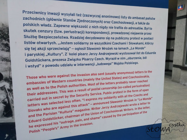 Jestem Solidarny - wystawa o solidarności Polaków ze Słowakami i Czechami po inwazji wojsk układu warszawskiego na Czechosłowację w sierpniu 1968 roku