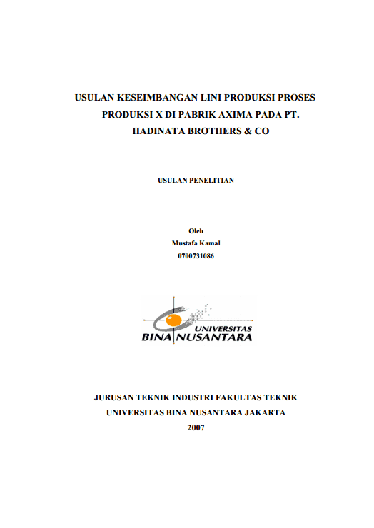 Contoh Proposal Penelitian Skripsi Skripsi Carapedia 