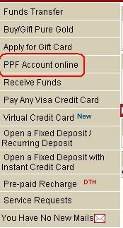 Open Online PPF Account Through ICICI Internet Banking