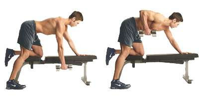 4- One-Arm Dumbbell Row