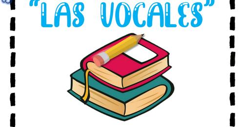 Cuadernillo de actividades para aprender las vocales