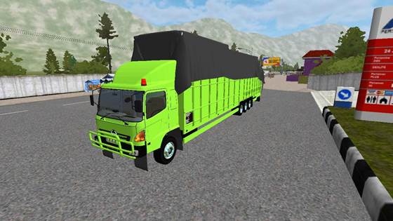 Mod Truck Hino Lohan Tribal Logistic Long Chassis