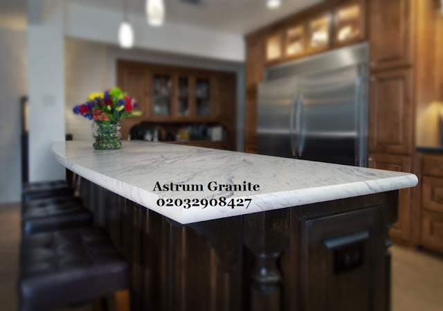 marble kitchen worktop