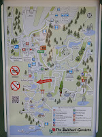 Map of Butchart Gardens, Victoria BC