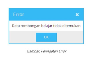 peringatan error