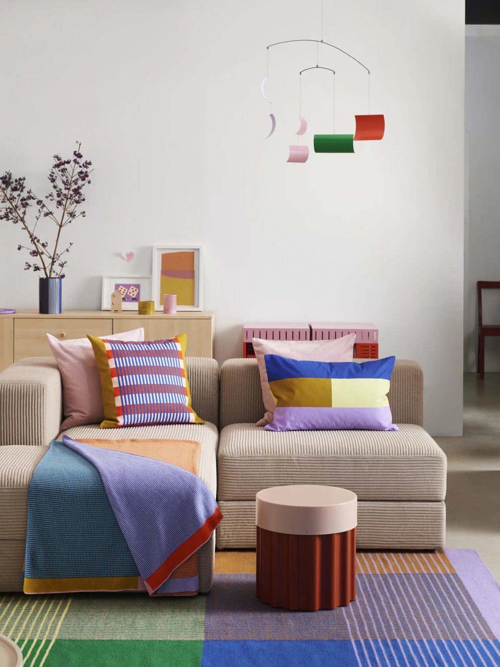 Colori sorprendenti per la nuova collezione IKEA Tesammans di Raw Color