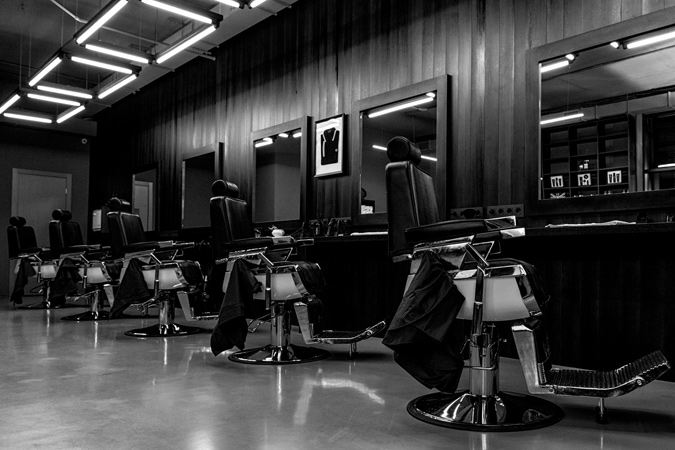 Contoh Dekorasi Barbershop Sebagai Referensi Untuk Sebuah 