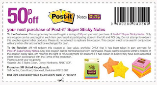 3m post it coupon