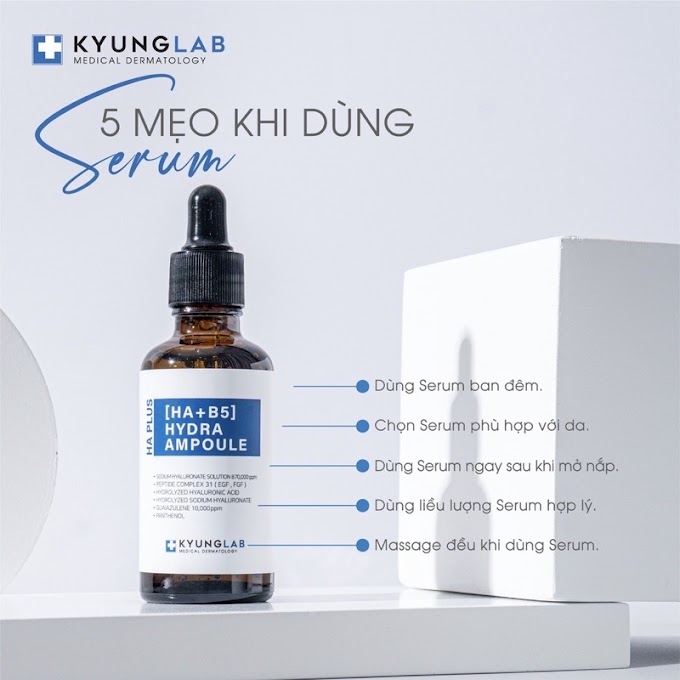 [ authentic_shoppp ] Tinh chất serum căng bóng da KYUNG LAB HA PLUS [ HA + B5 ] HYDRA AMPOULE 50ml chính hãng