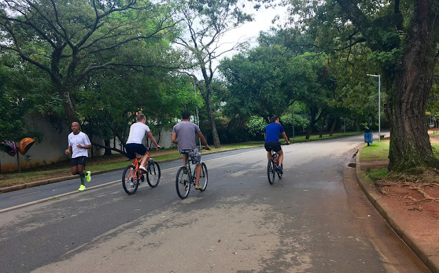 Ciclovia e pista de corrida Parque Ibirapuera