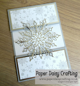 Snowfall Thinlits and Snow in Glistening from Stampin Up