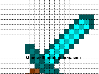上 cool minecraft sword pixel art 255180-Minecraft sword pixel art grid
