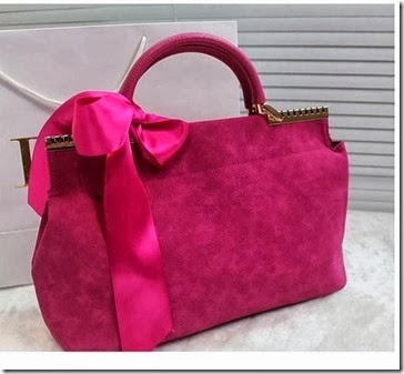 U2559 Rose (203.000) PU Leather + Velvet, 35x21x12