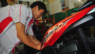 Service rutin motor honda beat fi