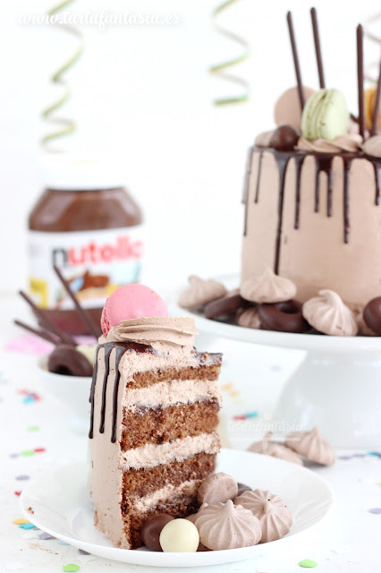 Receta bizcocho de Nutella