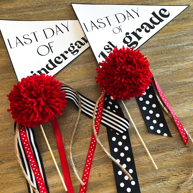 Looking for end of the year activities?!  This fun end of the year pack has all you need to finish the year with lots of fun!  End of the year pennant flags for last day photos, memory book, anchor chart pieces, student hats, a graduation craft, and more!  Click here to read more about it!