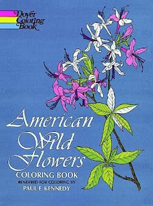 American Wild Flowers Coloring Book